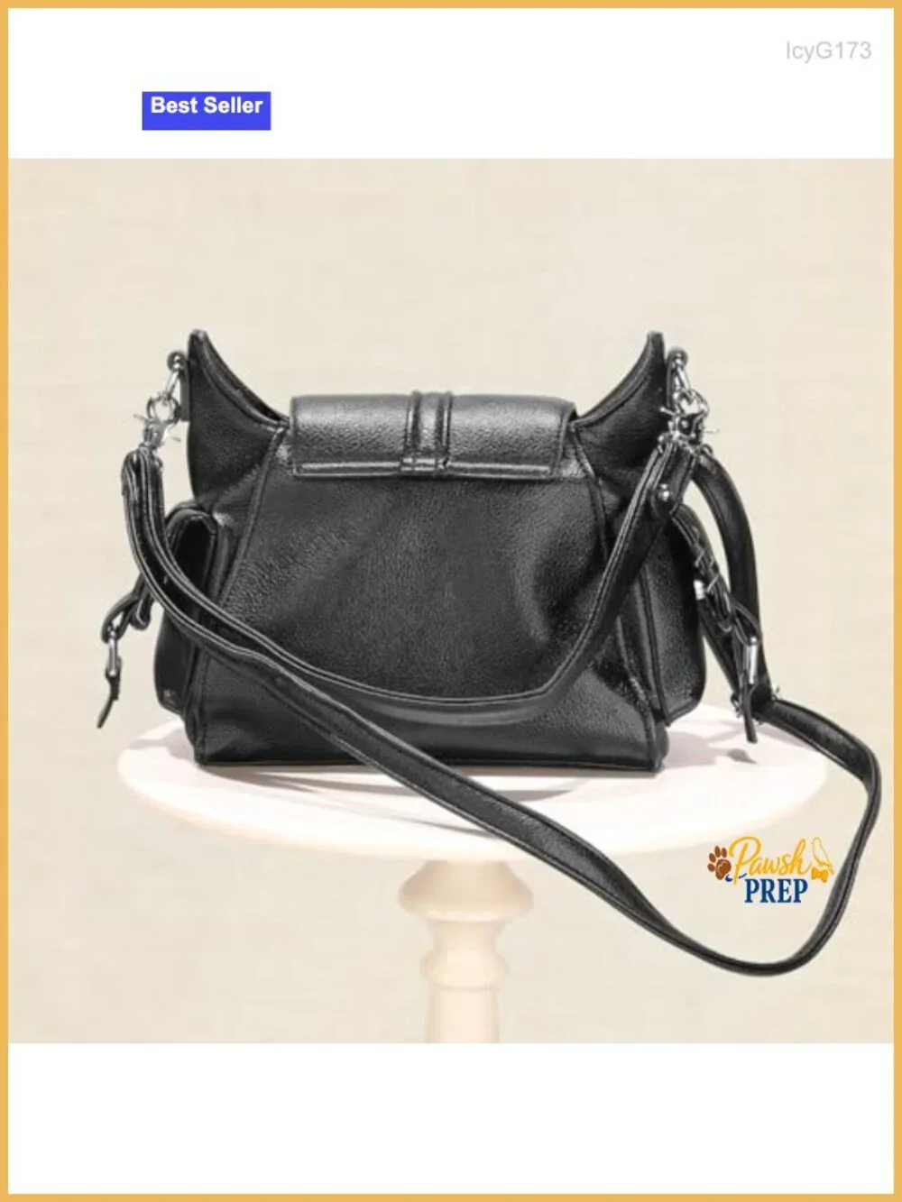 Mini Tote Bag Distressed Vegan Leather Shoulder Hobo with Straps